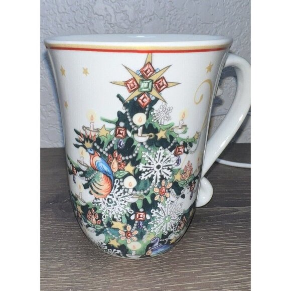 Williams Sonoma Christmas Tree Mug NEW 1 Of 2 Mugs Holiday Xmas Large - Picture 3 of 8